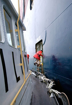 Halifax Pilot Boarding Ship