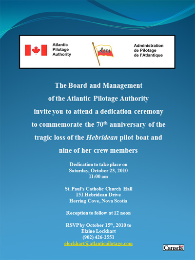 Hebridean Pilot Boat Commemoration