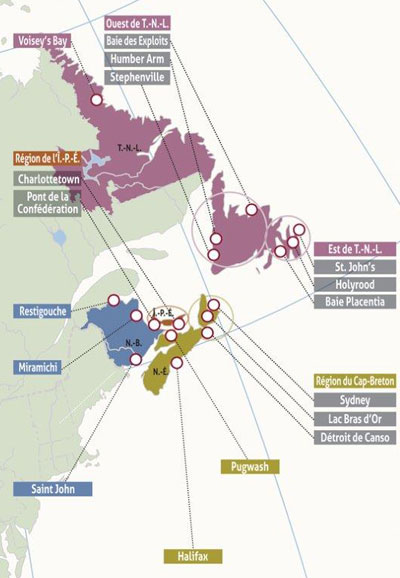 Zones de pilotage obligatoire