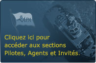 Cliquez ici pour accéder aux sections Pilotes, Agents et Invités.